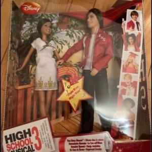 2008 High School Musical 3 Troy and Gabriella dolls